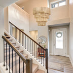 Suspension bohème KAWOTI largeur 26, 5 lumières, 4 niveaux