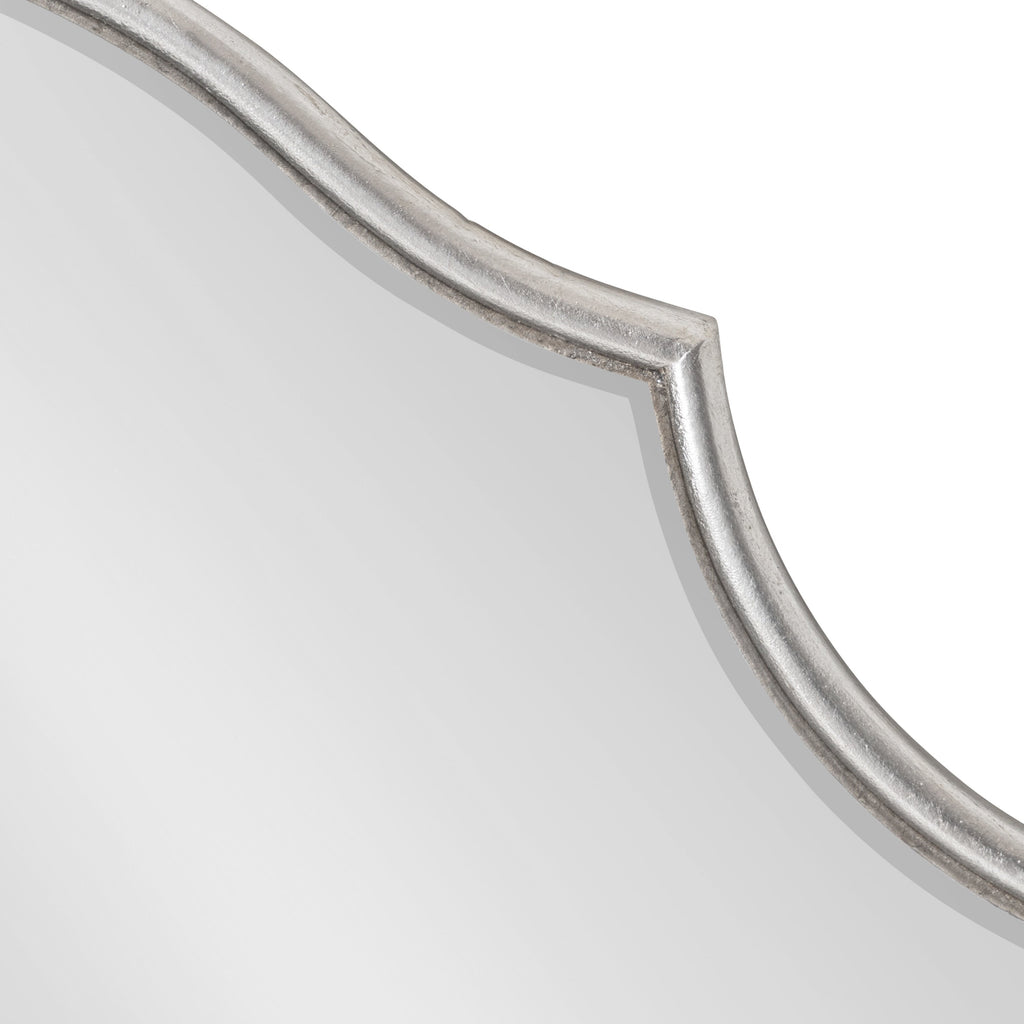 Miroir mural ovale festonné Kate et Laurel Leanna