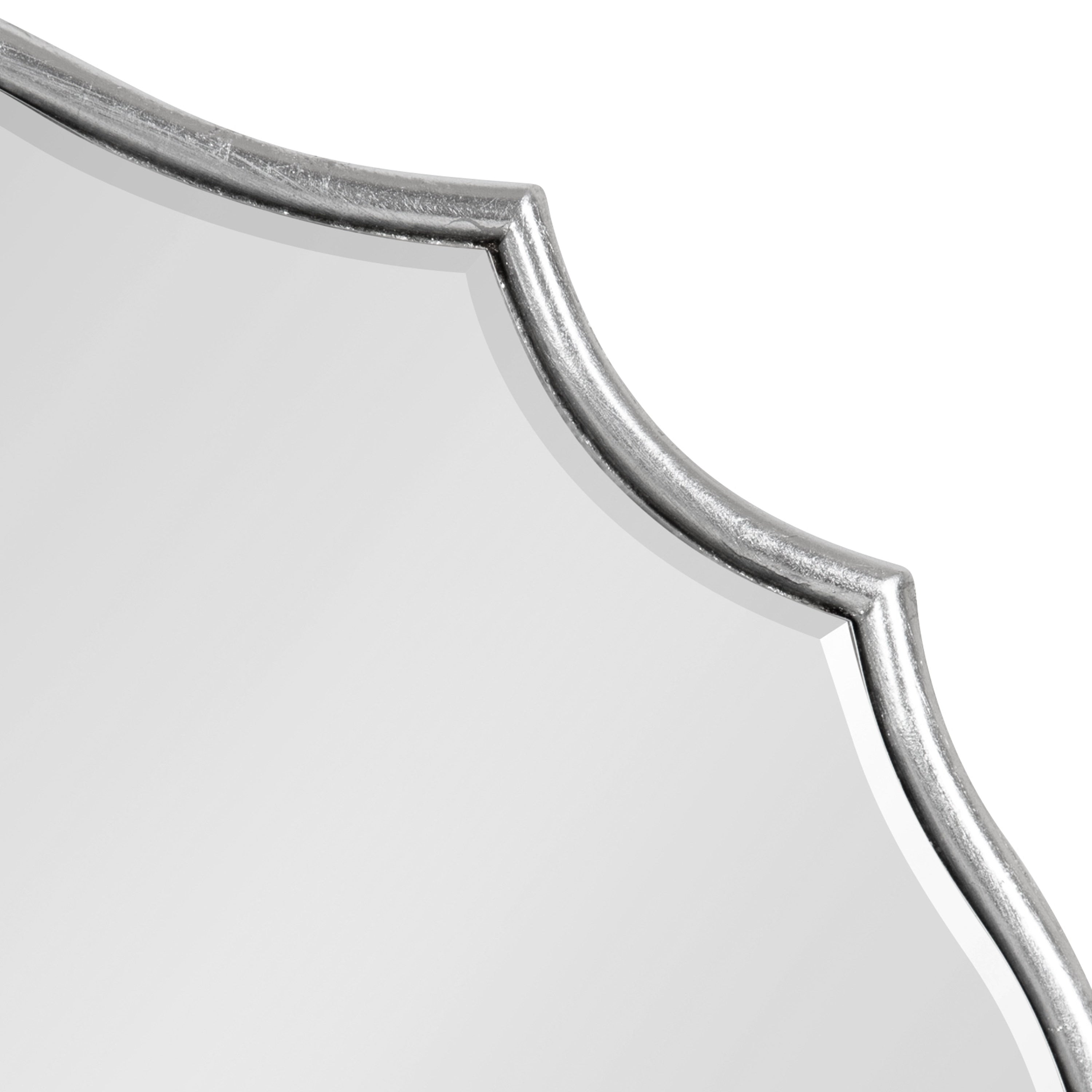 Miroir mural ovale festonné Kate et Laurel Leanna