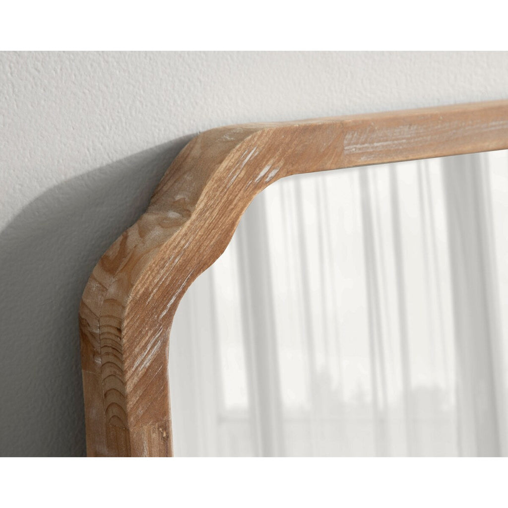 Miroir mural carré en bois Kate et Laurel Marston