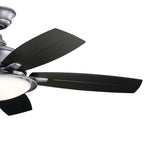 Ventilateur de plafond Kichler Cameron 52 à 5 pales à LED avec télécommande