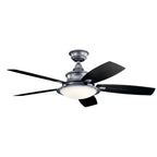 Ventilateur de plafond Kichler Cameron 52 à 5 pales à LED avec télécommande