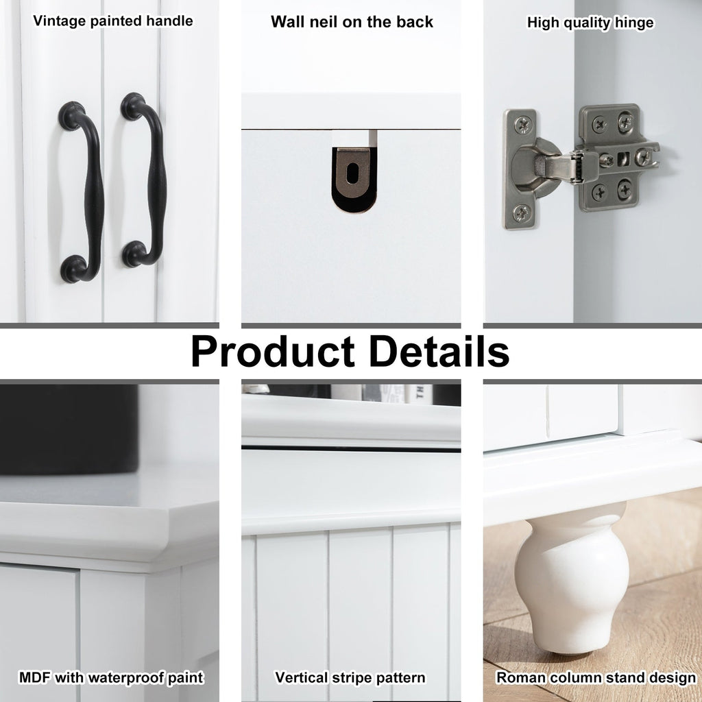 Buffet de cuisine, meuble bar à café, meuble de rangement d'appoint