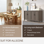 Buffet de cuisine, meuble bar à café, meuble de rangement d'appoint