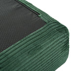 Canapé-lit modulaire en L en tissu velours côtelé