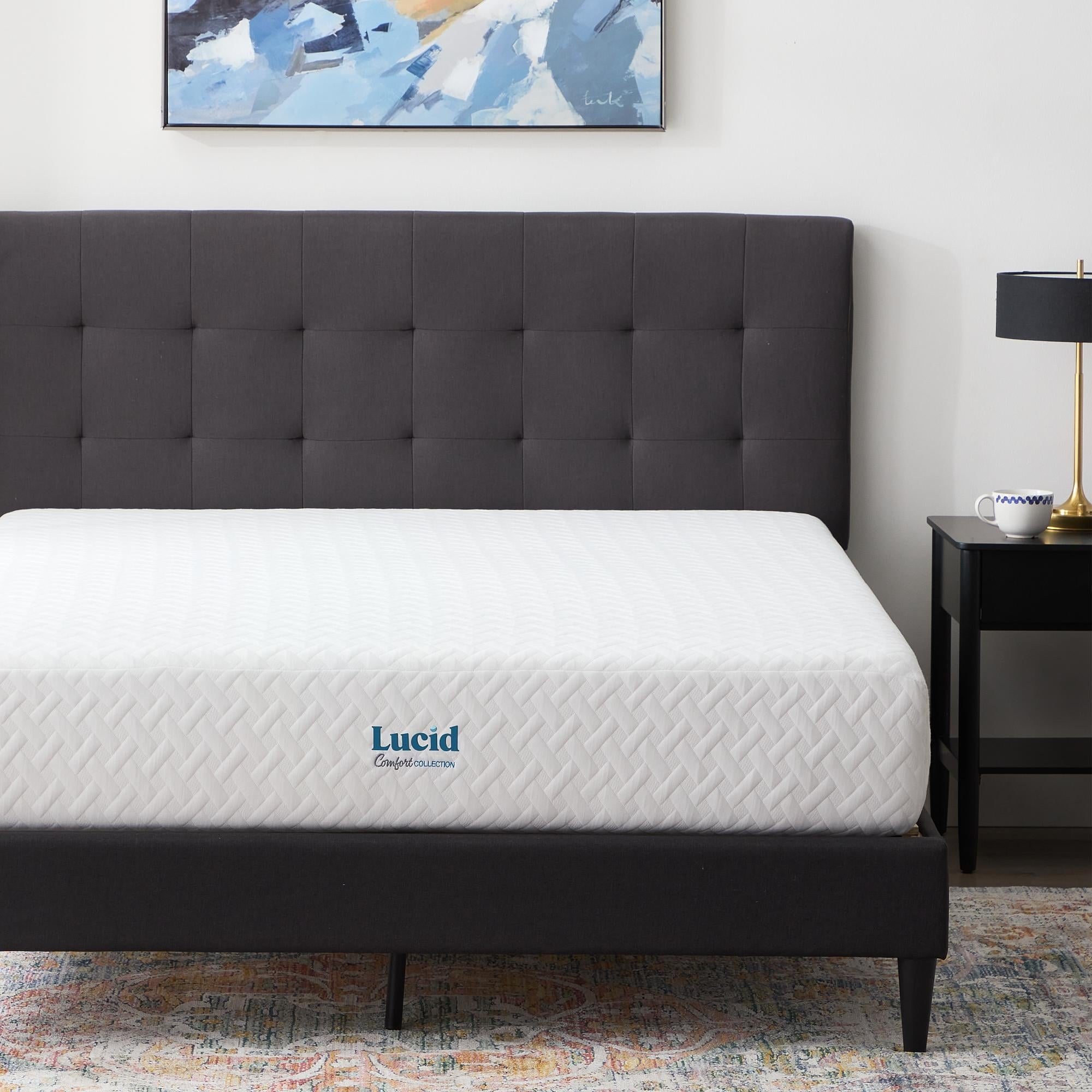Matelas Lucid Firm en mousse à mémoire de forme avec gel de 10 pouces