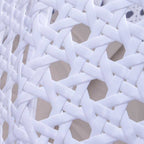 Fauteuil suspendu LeisureMod pour 2 personnes avec support - Chaise longue hamac en rotin et osier pour patio extérieur/intérieur avec coussins