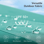 Parasol double extra large de 15 pieds pour patio double face de MAISON ARTS avec base incluse