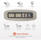 Fauteuil inclinable à bascule électrique surdimensionné MCombo à double moteur, sans accoudoirs, idéal pour le salon, tissu PR607