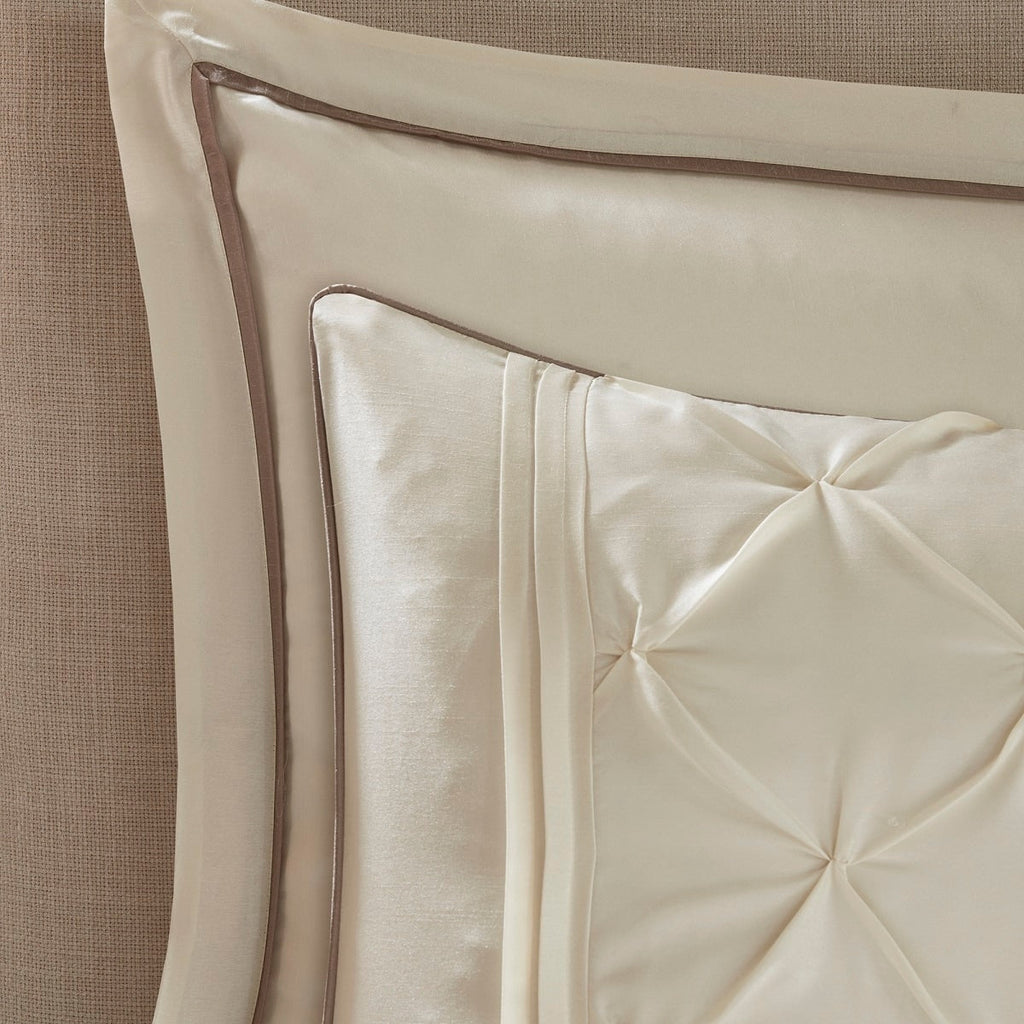 Madison Park Essentials Loretta 24 pièces dans un sac avec panneaux de fenêtre et ensemble de draps