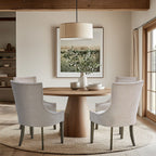 Chaises de salle à manger rembourrées Madison Park Signature Ultra avec pieds en bois (lot de 2) - N/A