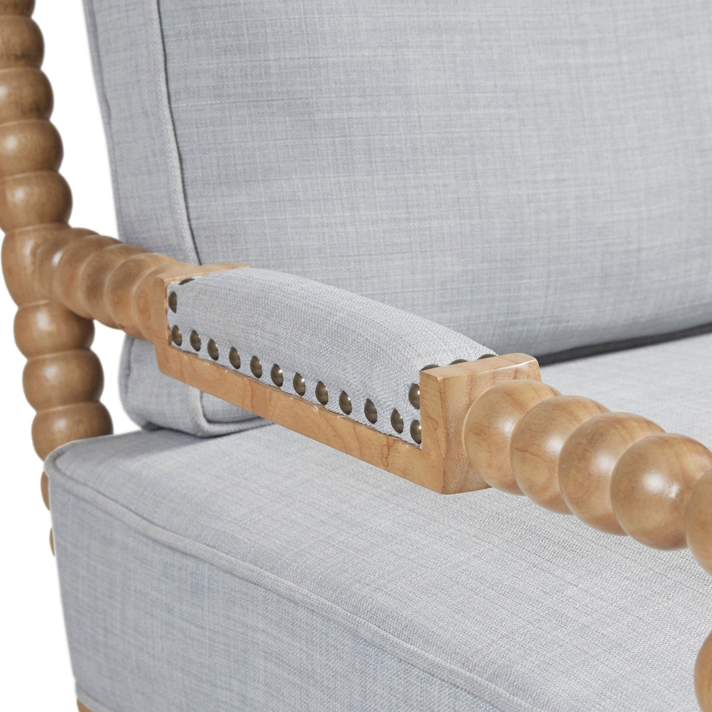 Fauteuil à cadre en bois tourné Madison Park Donohue