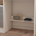 Ensemble de maquillage avec miroir et tabouret