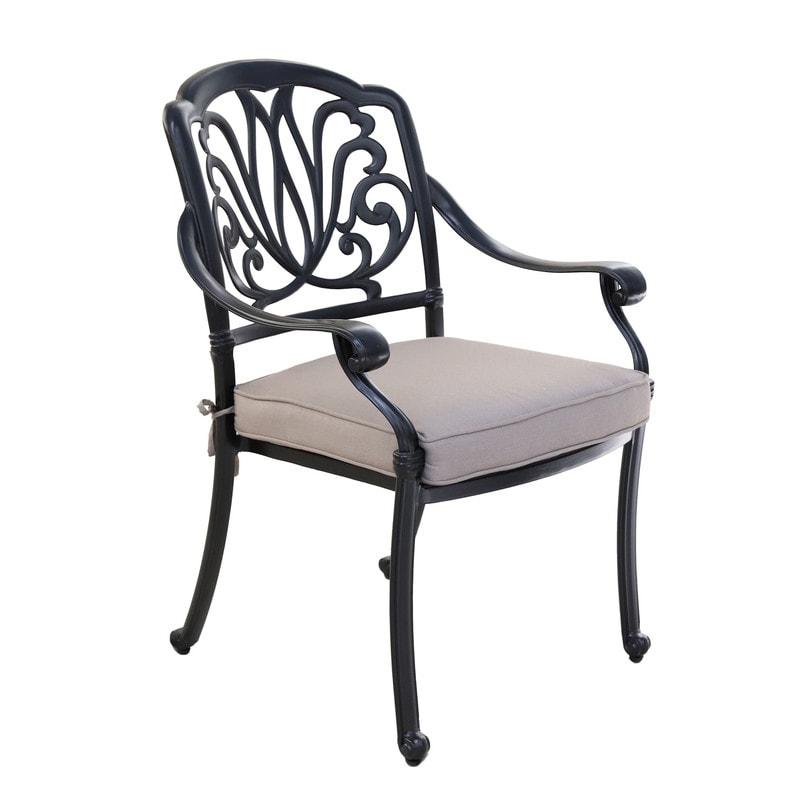 Ensemble de salle à manger Manasquan 13 pièces en aluminium bronze par Havenside Home