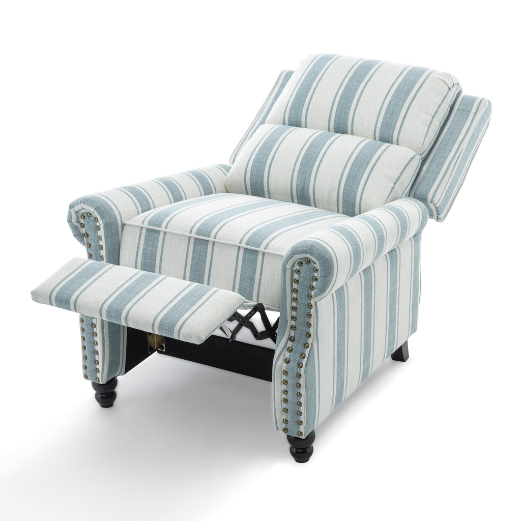 Fauteuils inclinables manuels avec garniture cloutée