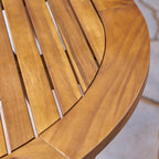 Ensemble de salle à manger d'extérieur Mason 7 pièces en bois d'acacia et osier par Christopher Knight Home