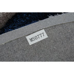 Tapis à poils longs Mateos au design abstrait