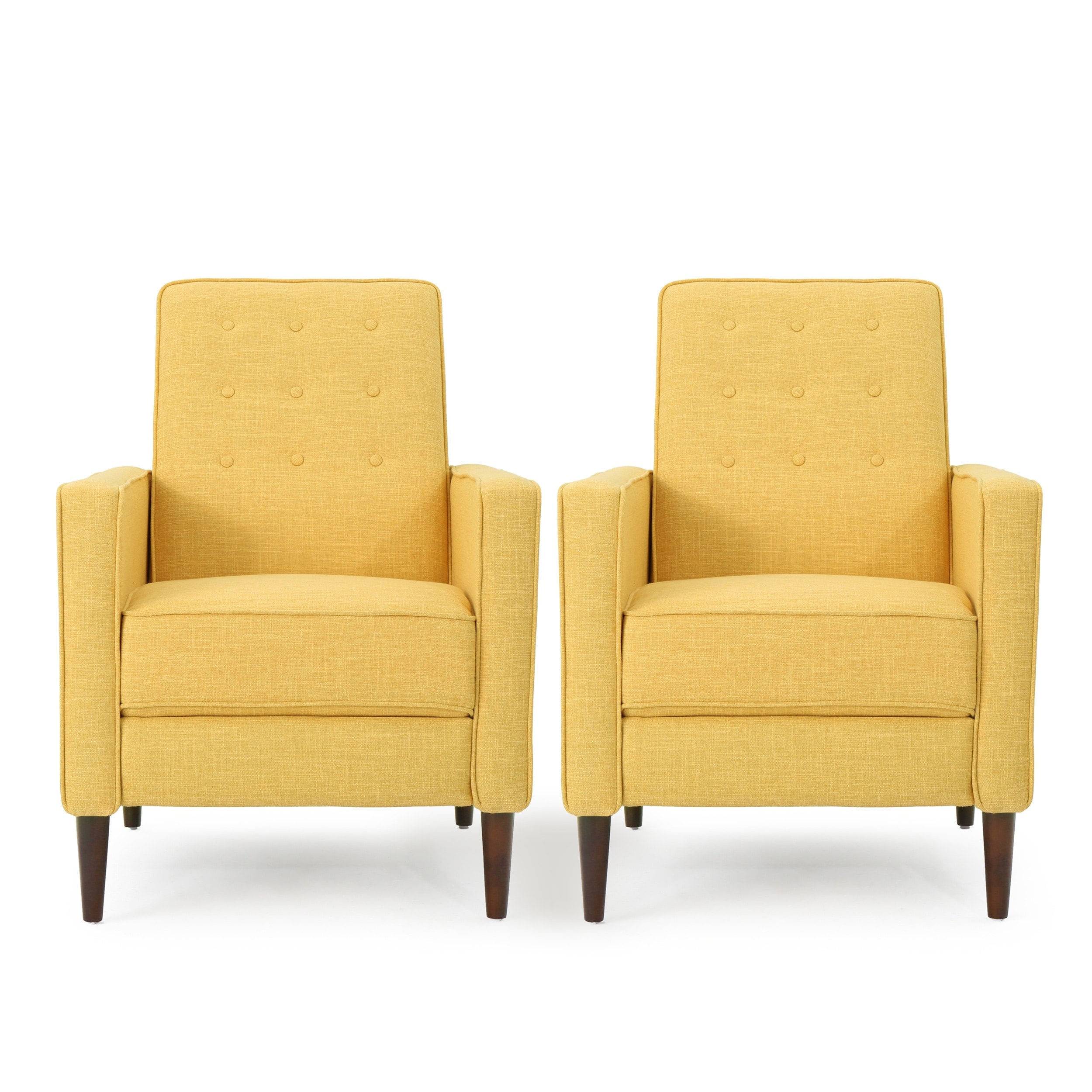 Fauteuil inclinable capitonné Mervynn (lot de 2) par Christopher Knight Home