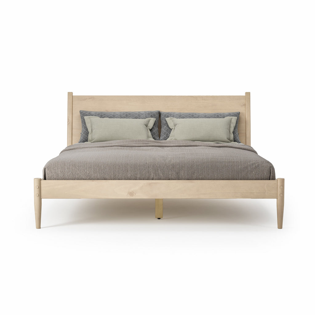 Lit à panneaux du milieu du siècle