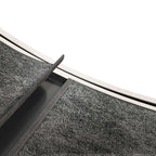 Moasis 43,3 pouces Grand tapis de course en bois pour chat avec roue d'exercice et piste recouverte de moquette