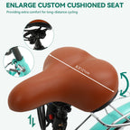 Vélo de croisière Moasis24/26 à 7 vitesses, vélo à cadre réglable, vélo de trajet