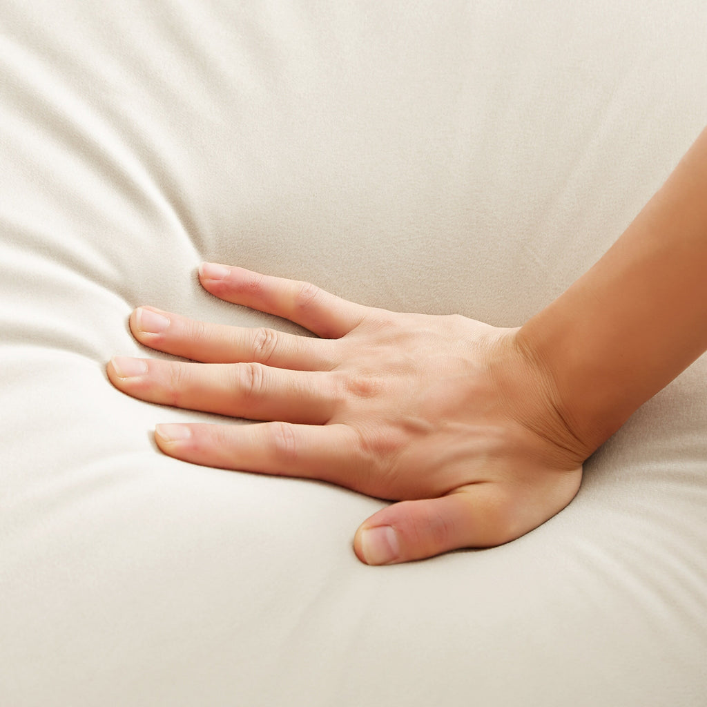 Canapé-lit futon moderne, canapé-lit convertible avec pieds fuselés en bois, 78,35 l, petit canapé à dossier divisé pour salon