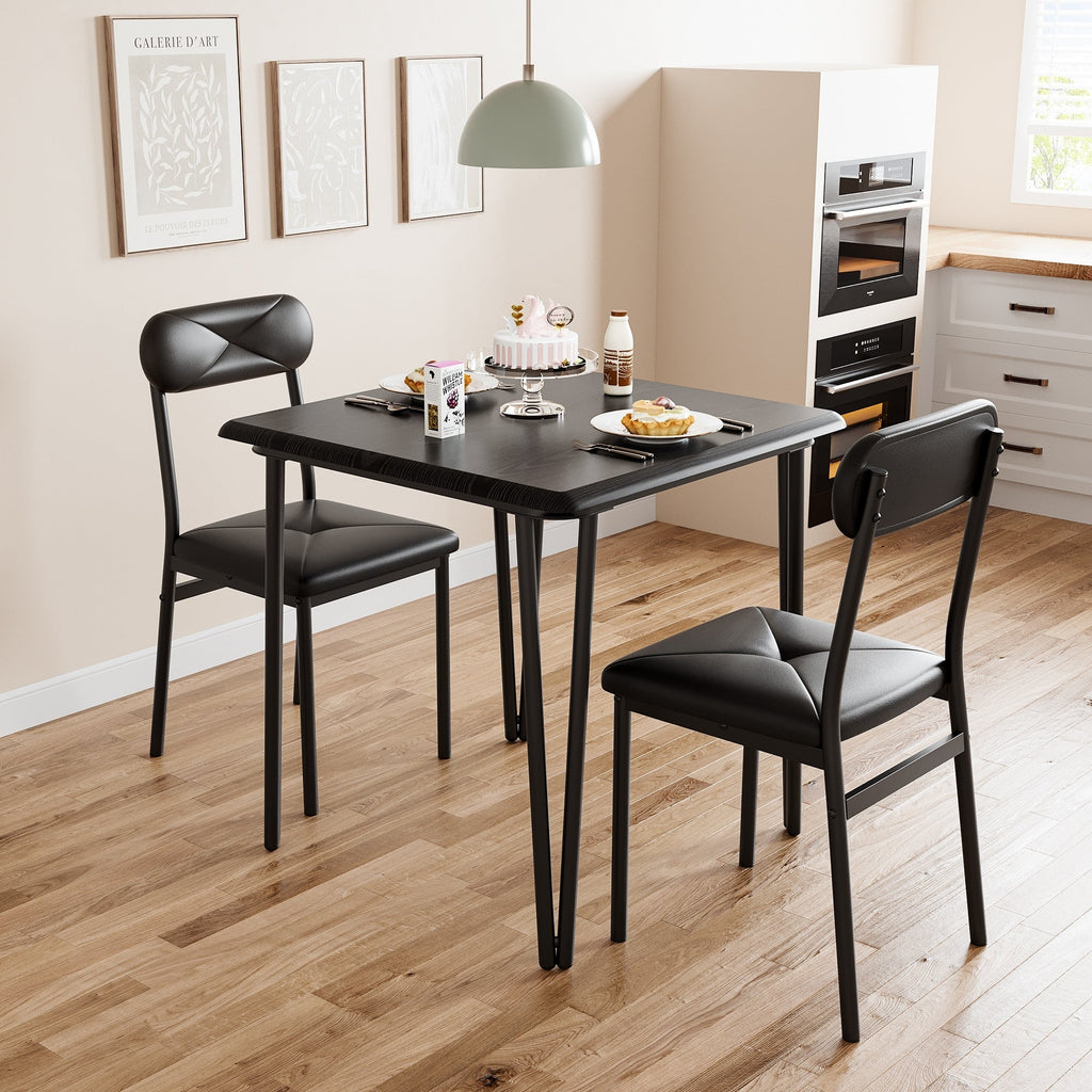 Ensemble de table à manger moderne pour cuisine - 3 pièces