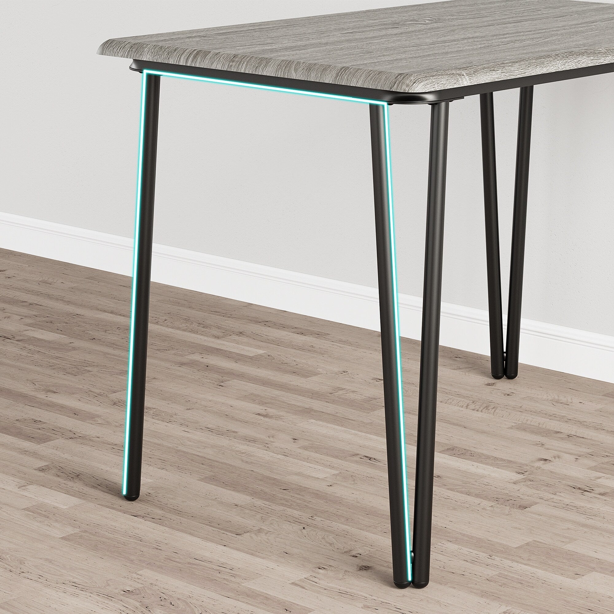 Ensemble de table à manger moderne pour cuisine - 3 pièces