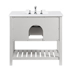 Meuble-lavabo simple de style ferme Monterey 37 avec dessus