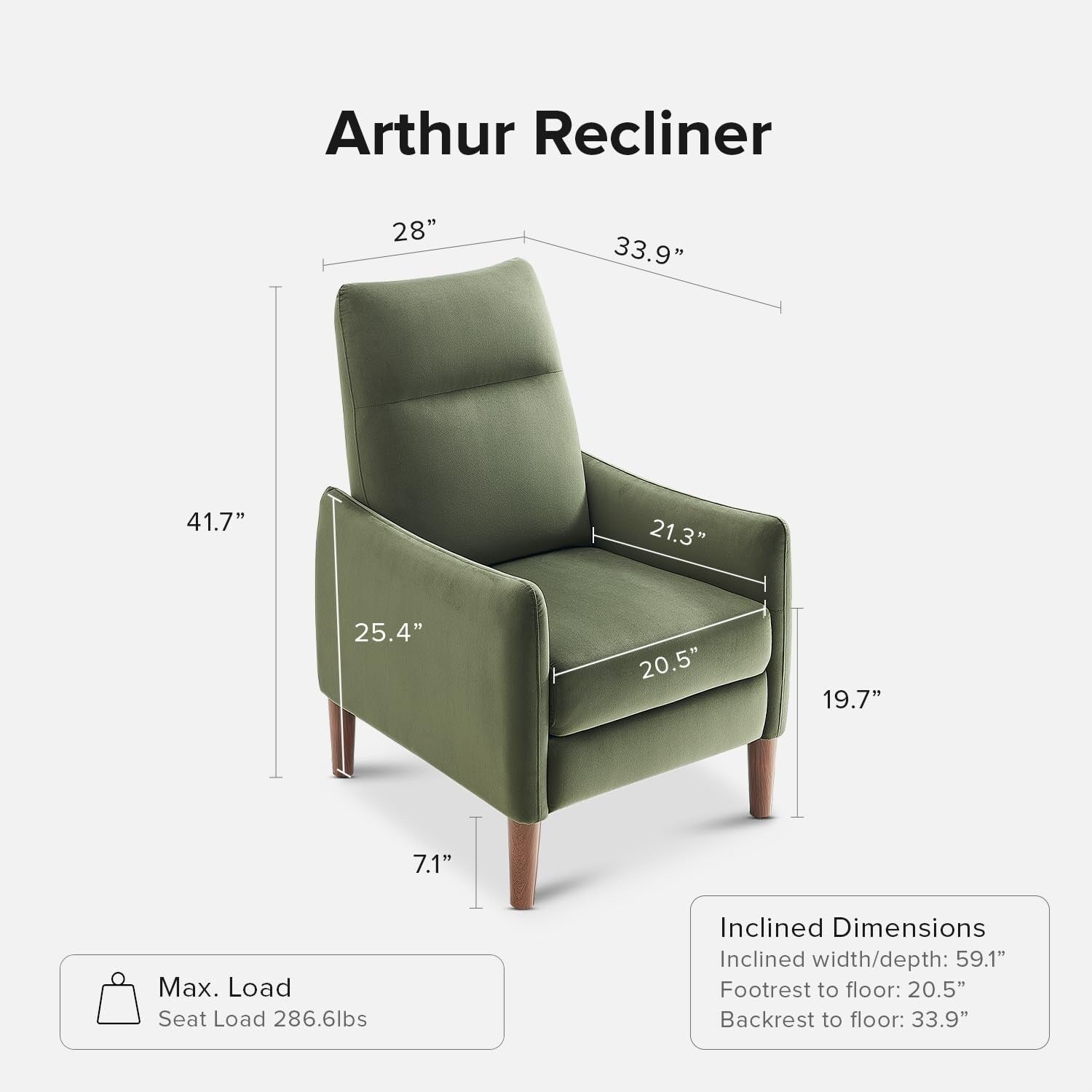 Fauteuil inclinable Arthur de Mopio