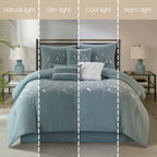 Ensemble de couette florale botanique Nanshing Taylor 7 pièces