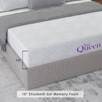 Matelas en mousse à mémoire de forme avec gel rafraîchissant NapQueen Elizabeth 10