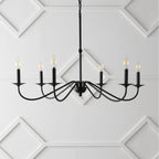 Lustre LED en fer à 6 lumières, 34,75 $, par JONATHAN Y