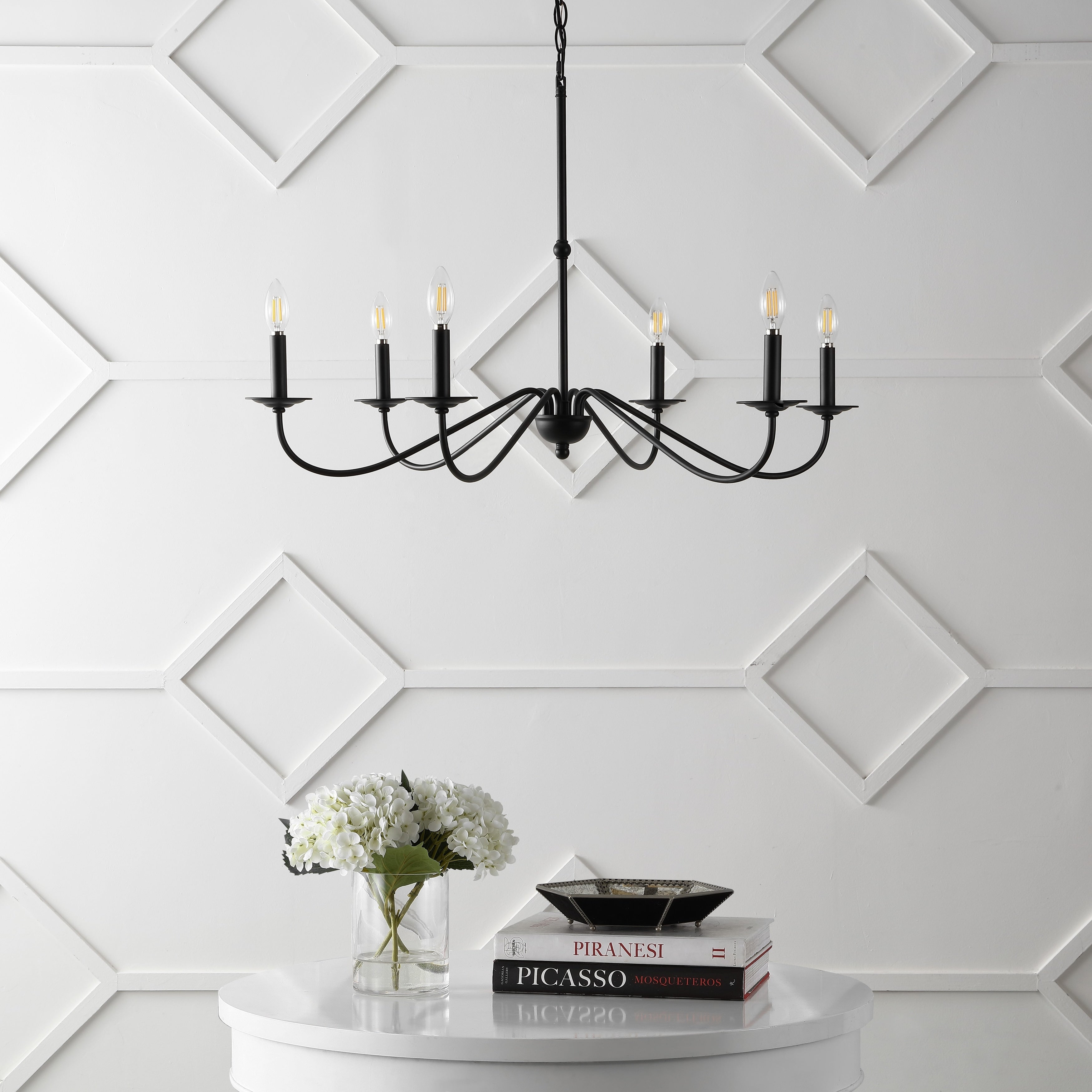 Lustre LED en fer à 6 lumières, 34,75 $, par JONATHAN Y