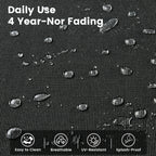 Ensemble de 9 chaises pivotantes d'extérieur en osier OVIOS avec table à feu