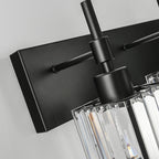 Luminaires de salle de bain en cristal à intensité variable Ora Modern sur miroir Glam Vanity Lights