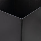 Lot de 3 grands pots de fleurs en plastique Outsunny 28 cm, pour l'intérieur et l'extérieur, pour l'entrée, la terrasse et la cour.