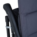 Ensemble de chaises à bascule pliantes Outsunny avec siège et dossier rembourrés, oreiller