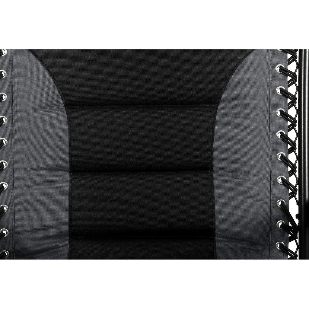 Fauteuil de salon surdimensionné XL rembourré à gravité zéro, accoudoirs larges, inclinable et réglable avec porte-gobelet - N/A