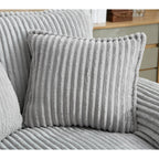 Canapé-lit surdimensionné en velours côtelé moelleux et réglable