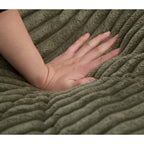 Canapé-lit surdimensionné en velours côtelé moelleux et réglable