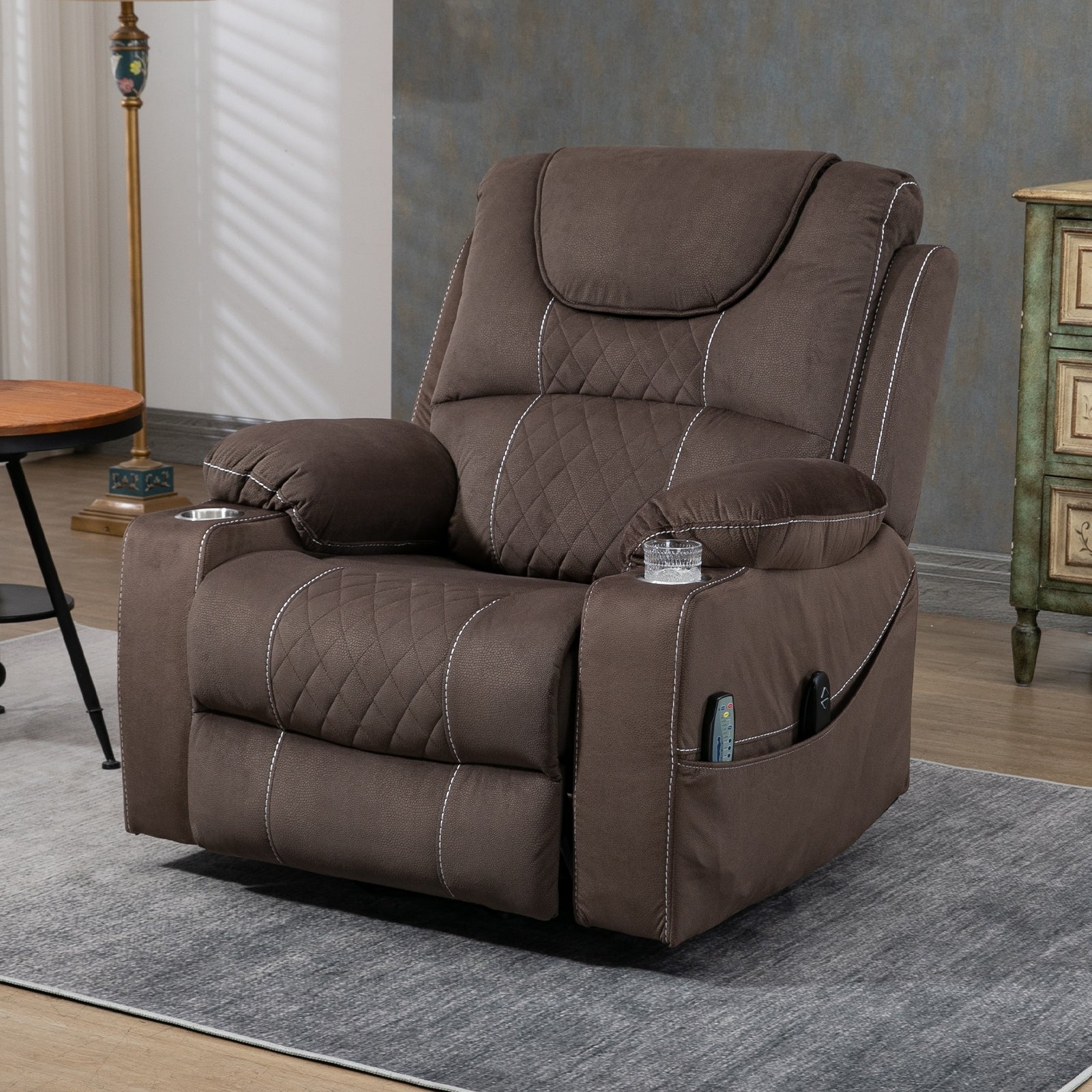 Fauteuil inclinable électrique surdimensionné pour personnes âgées, 400 lb.