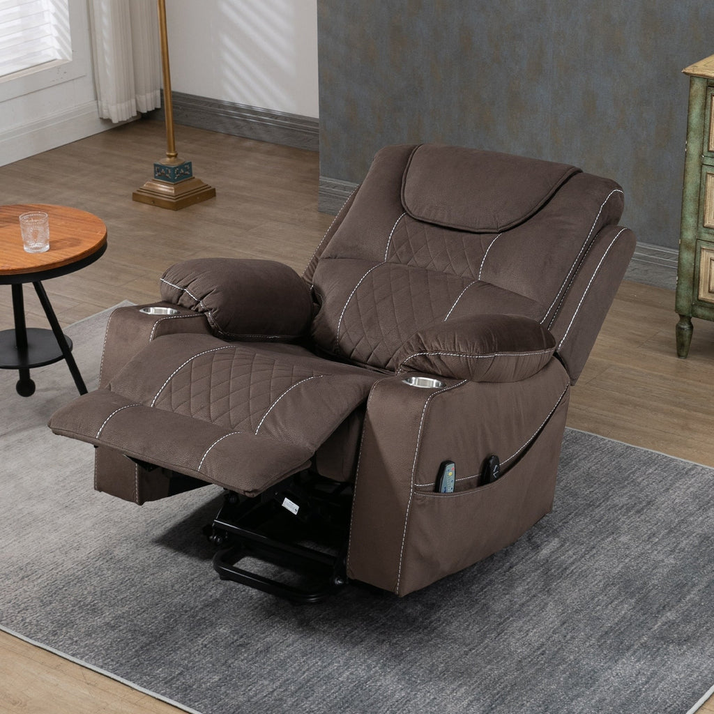 Fauteuil inclinable électrique surdimensionné pour personnes âgées, 400 lb.
