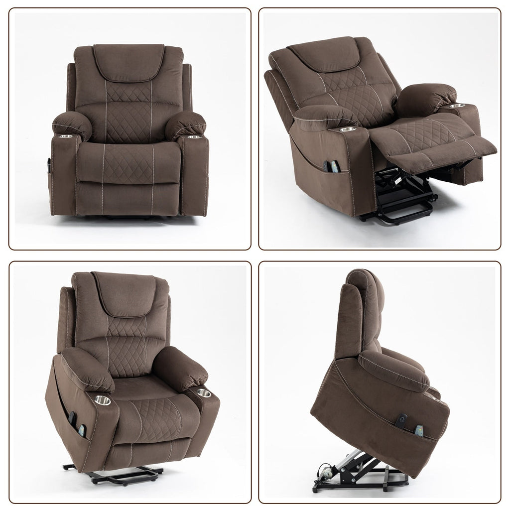 Fauteuil inclinable électrique surdimensionné pour personnes âgées, 400 lb.