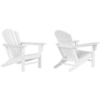 Chaises Adirondack Polytrends Altura Outdoor écologiques toutes saisons (lot de 2)