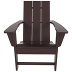 Chaise Adirondack pliante Polytrends Shoreside moderne et écologique, idéale pour les commerces et les résidences, toutes saisons