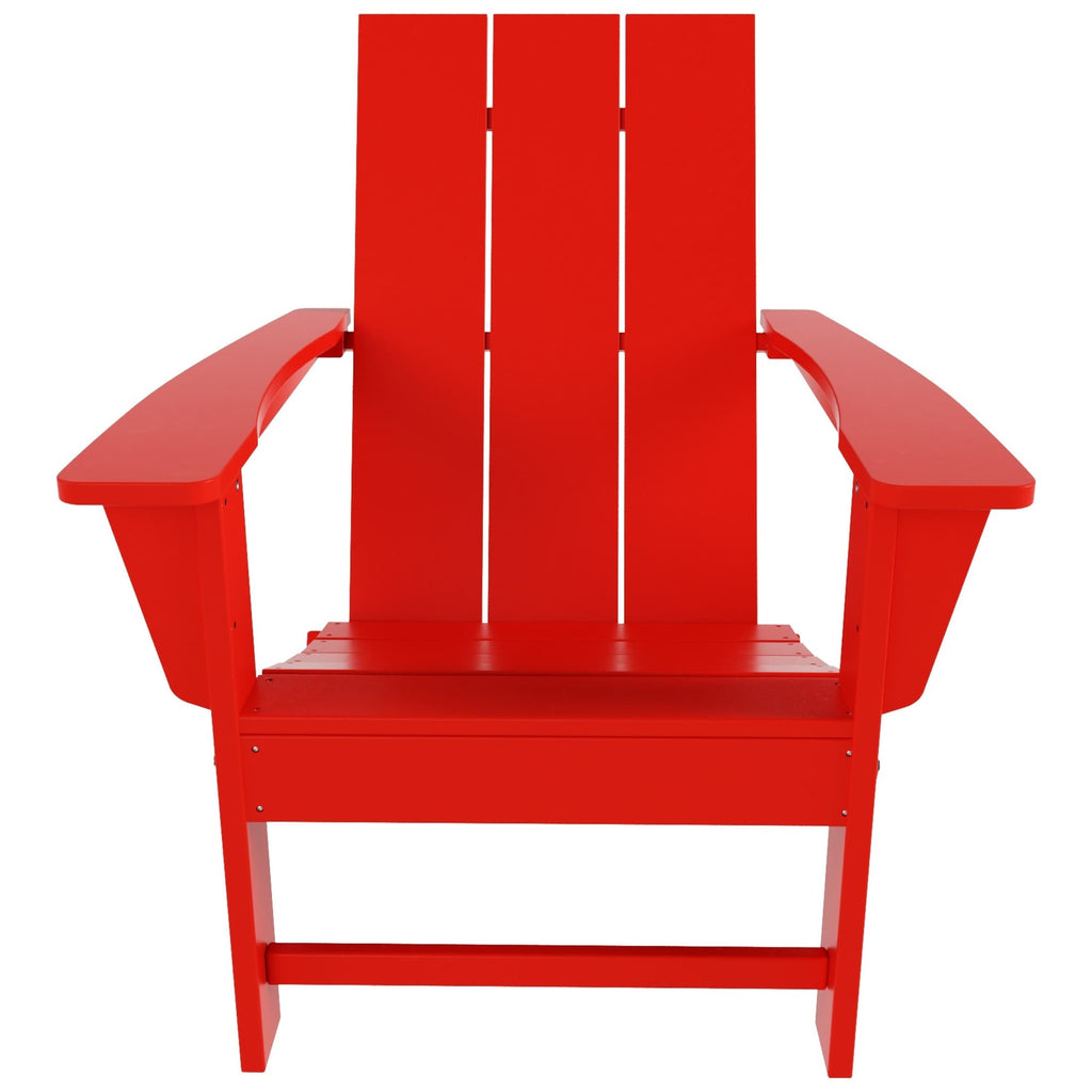 Chaise Adirondack pliante Polytrends Shoreside moderne et écologique, idéale pour les commerces et les résidences, toutes saisons