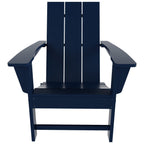 Chaise Adirondack pliante Polytrends Shoreside moderne et écologique, idéale pour les commerces et les résidences, toutes saisons