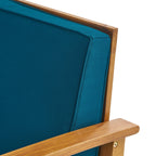 Ensemble de conversation d'extérieur 7 pièces en bois d'acacia Perla par Christopher Knight Home