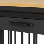 Cage pour chien élégante et robuste avec renfort en tube de fer